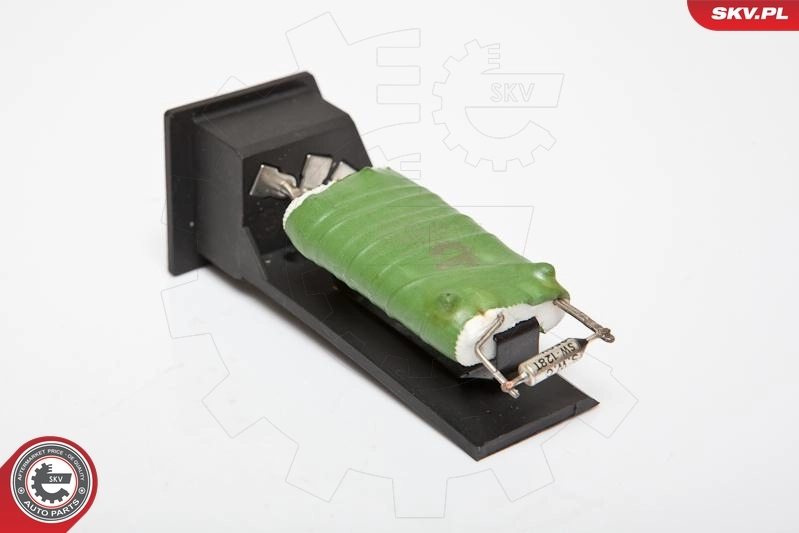 Resistor, interior blower